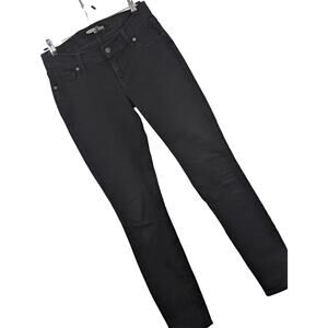 OLD NAVY! BLACK STRETCH "DIVA" LUXE SKINNY JEANS, PANTS, SLACKS! SHARP! SZ 2